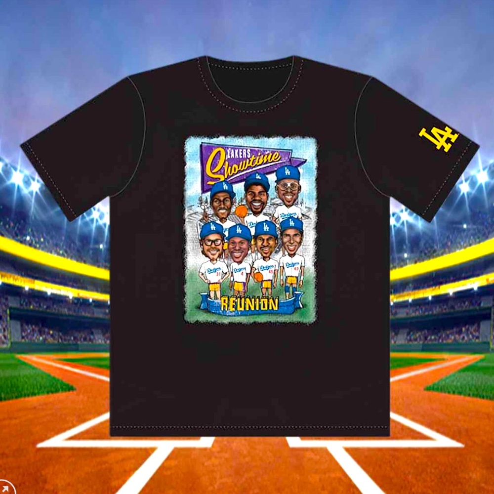 Lakers Showtime Reunion Dodgers Tshirt
